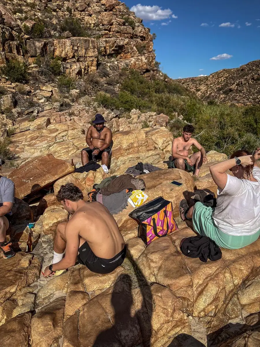 An afternoon off, on warm rock.